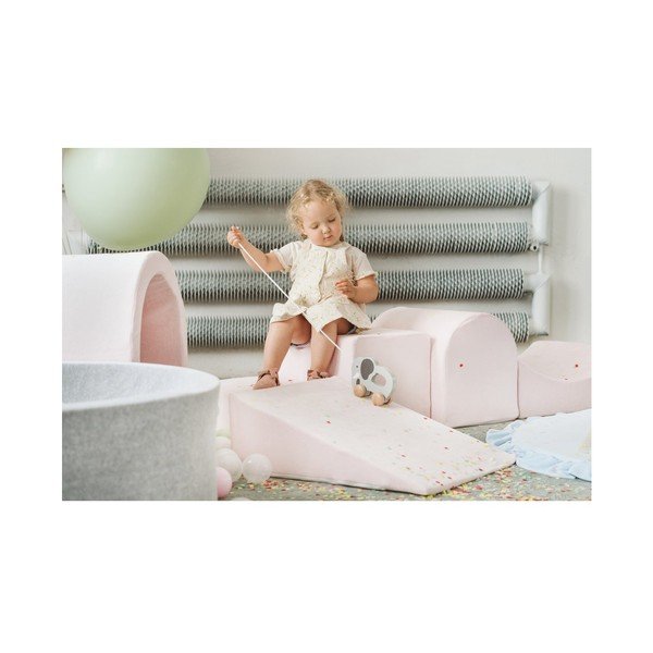 Hall sametist-vahtplastist mänguväljak 225x90x30 cm Montessori - Meowbaby-image-3