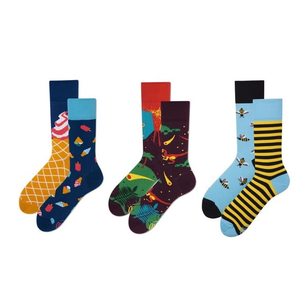 Set ponožek v dárkovém balení Many Mornings Dinoland, vel. 39–42