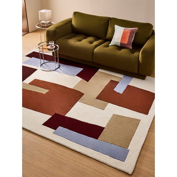 Käsitsi kootud villane vaip 120x170 cm Venessla - MADE-image-1