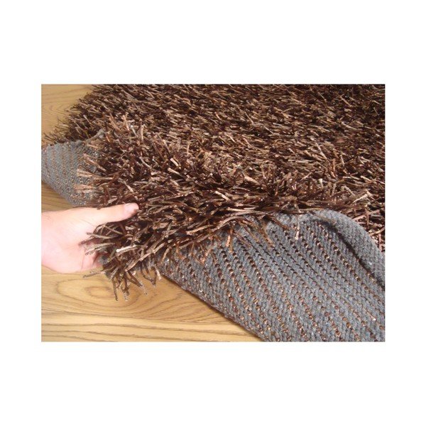 Koberec Shaggy Brown, 75x155 cm-image-1