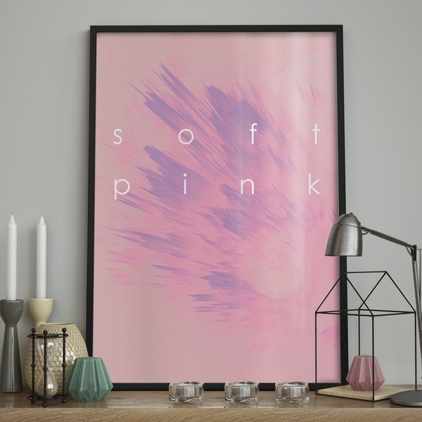 Plakat SoftPink, 70 x 50 cm Explosion - DecoKing-image-1