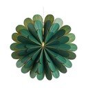 Zelená závěsná světelná dekorace Markslöjd Marigold, výška 45 cm