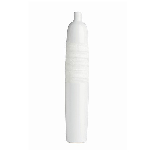 Váza Bottle, bílá