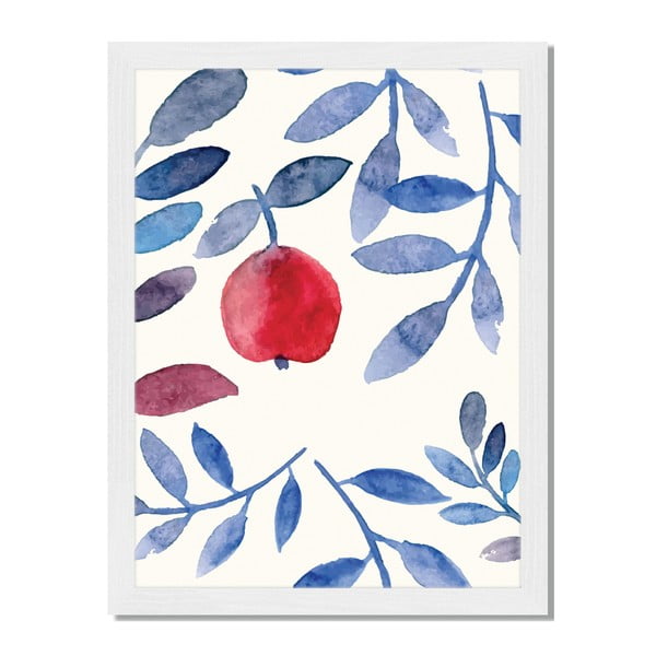 Obraz v rámu Liv Corday Asian Cherry Branch, 30 x 40 cm