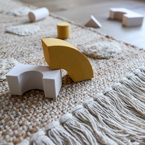 Käsitsi valmistatud džuudi ja puuvilla segu vaip , 100 x 150 cm Nop - Nattiot-image-4