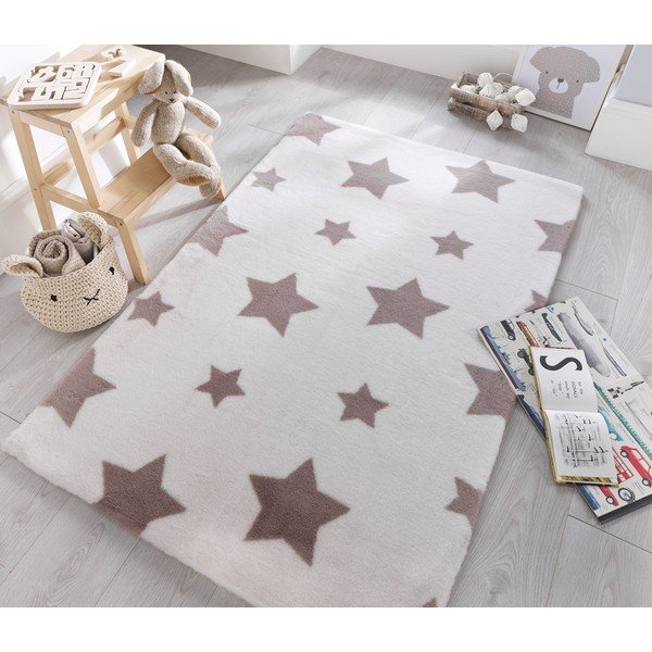 Valge vaip Twinkle, 90 x 150 cm - Flair Rugs-image-1