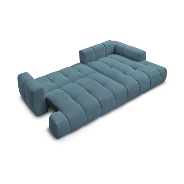 Sinine diivanvoodi/panipaigaga nurgadiivan (parem nurk/diivanvoodiga) Fuji - Bobochic Paris-image-4