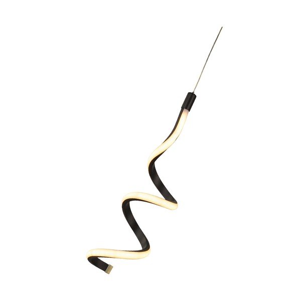 Must metallist LED rippvalgusti ø 12 cm Hilton - Squid Lighting-image-2