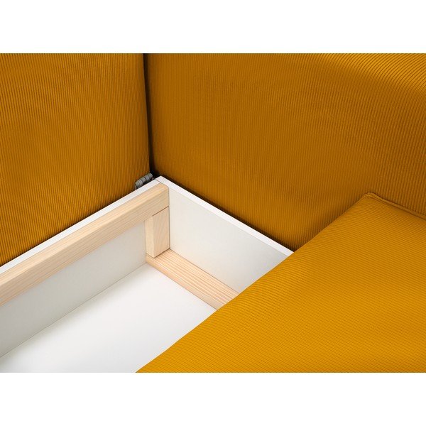 Kollane koordi diivanvoodi Azalea - Mazzini Sofas-image-1