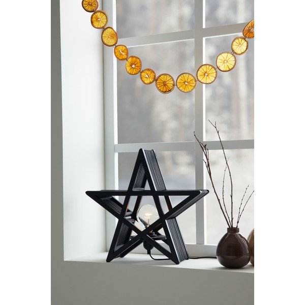 Must jõulumotiividega valguskaunistus Bamboo - Markslöjd-image-2