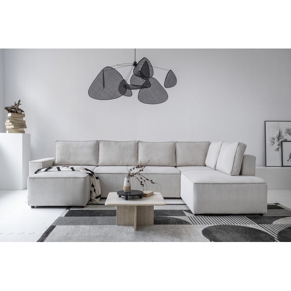 Valge velvetist diivanvoodi Brave Dave - Miuform-image-4