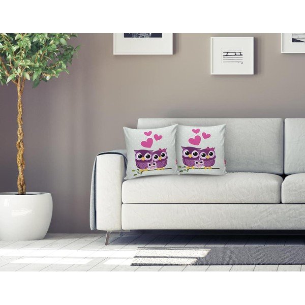 Laste padjakate 43x43 cm Owls – Mila Home-image-1