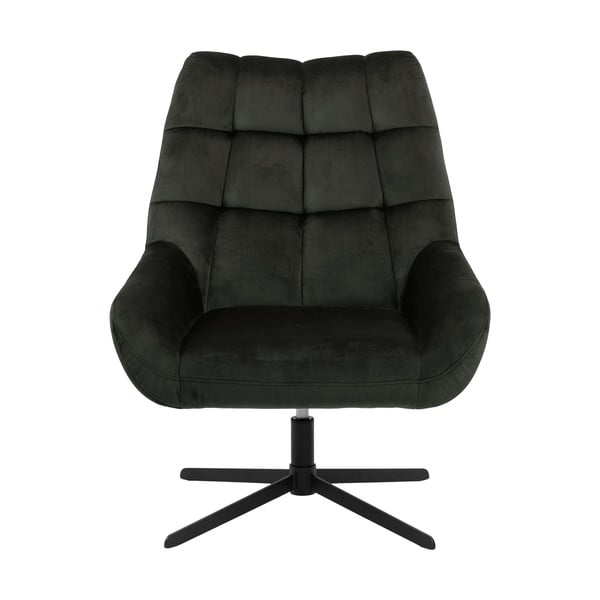 Roheline pöörlev sametist tool Paris - Actona-image-2