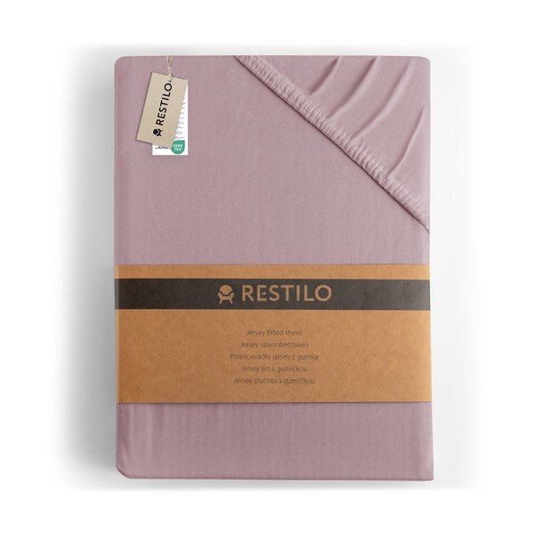 Vanaroosa kummiga voodilina 90x200 cm Amber - Restilo-image-4