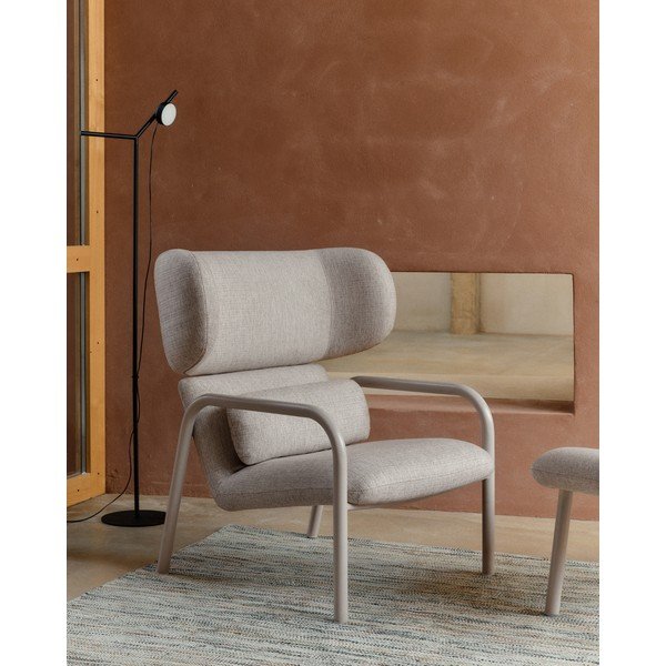 Beež tugitool Inari - Kave Home-image-1