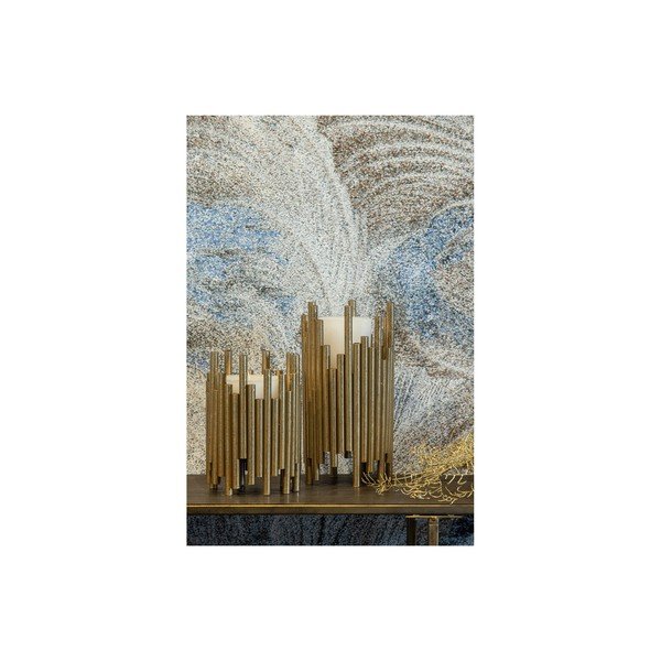 Kuldne metallist küünlajalg, kõrgus 18 cm - BePureHome-image-2