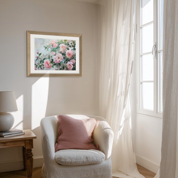 Trükitud pilt raamiga 75x56 cm Blooming Roses - Styler-image-2