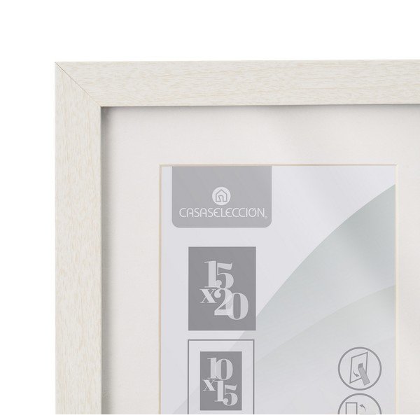 Valge seisu-seinaraam 17,5x22,5 cm Sencillo - Casa Selección-image-3