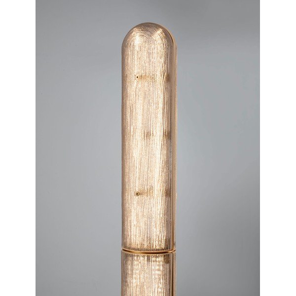 Messingivärvi metallist LED-põrandalamp klaasist varjuga (kõrgus 165,5 cm) Gloree - Nova Luce-image-2