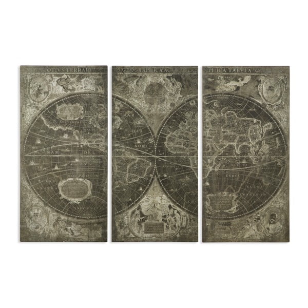 Nástěnná dekorace Mauro Ferretti Tri Globe, 270 x 180 cm