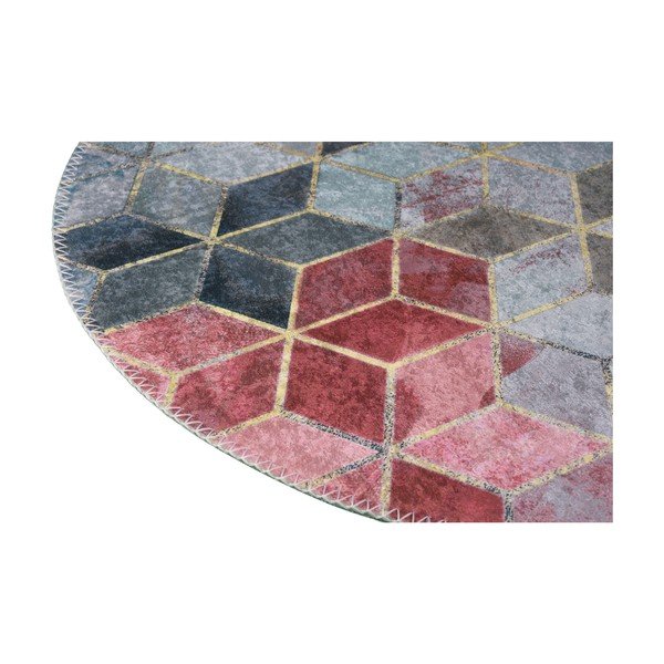 Roosa ja helehall pestav vaip 120x180 cm - Vitaus-image-2