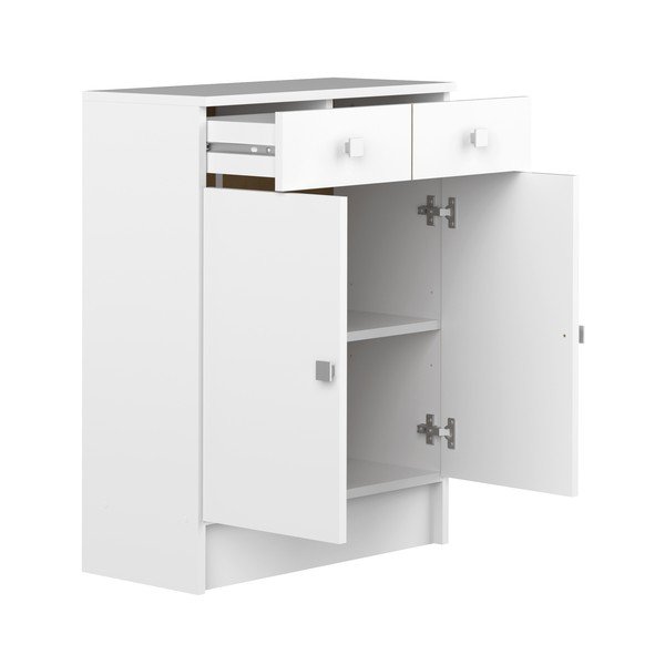 Valge madal vannitoakapp 60x82 cm Combi - TemaHome-image-4