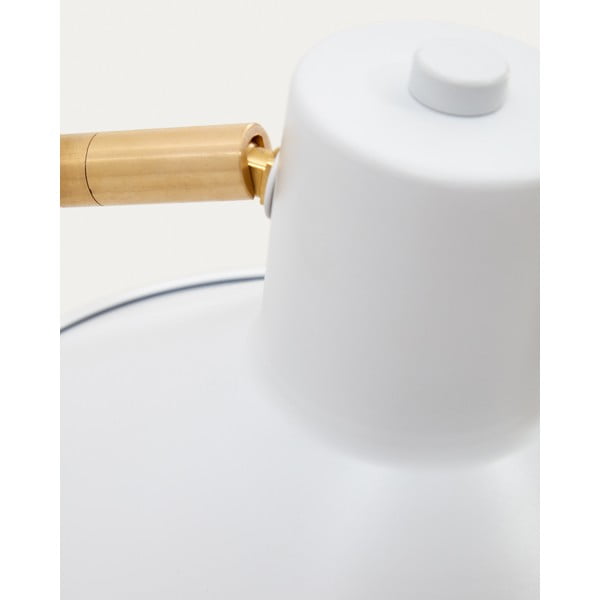 Valge seinavalgusti ø 20 cm Aria - Kave Home-image-2