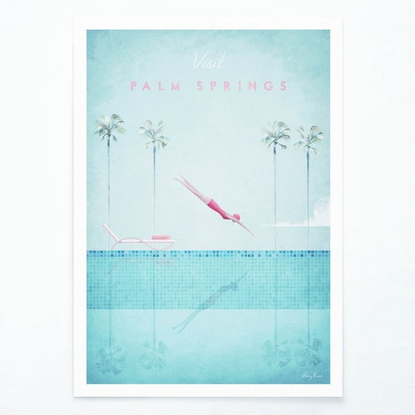 Poster , 50 x 70 cm Palm Springs - Travelposter