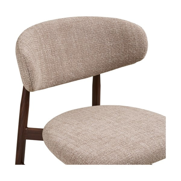 Beež-tumepruun polsterdatud baaritool (istme kõrgus 65 cm) Levanto – House Nordic-image-2