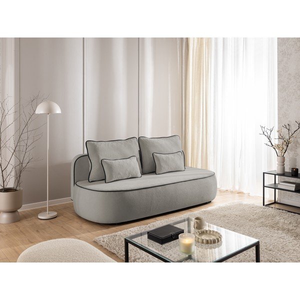 Must/hall sametdiivanvoodi/panipaigaga 210 cm Saga - Ropez-image-2