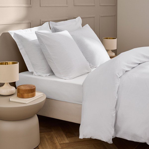 Valge voodipesu 160x200 cm Linella - douceur d'intérieur