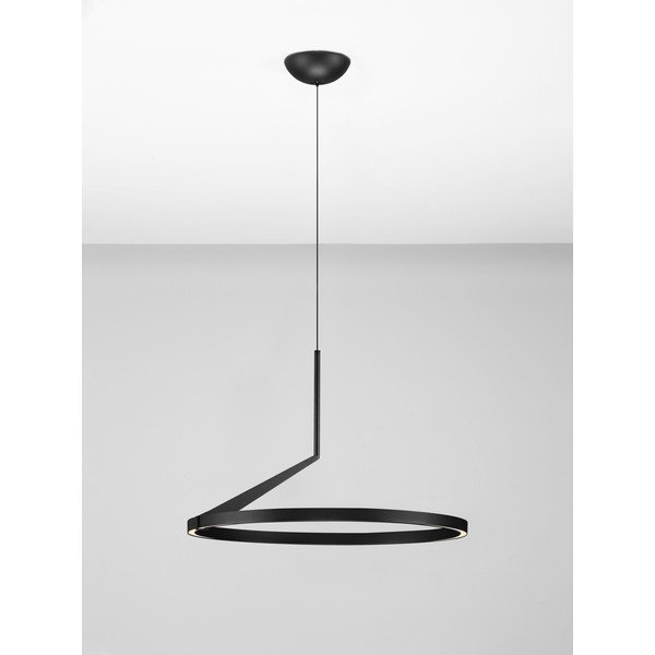 Matt must alumiiniumist LED-rippvalgusti, hämardatav, ø 60 cm Tilia - Nova Luce-image-4