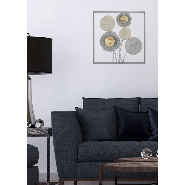 Metallist seinakaunistus Squity, 50 x 50 cm Sqity - Mauro Ferretti-image-1