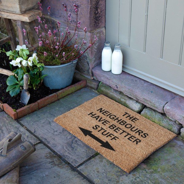 Kookoskiududest matt  40x60cm Neighbours Have Better Stuff - Artsy Doormats-image-3