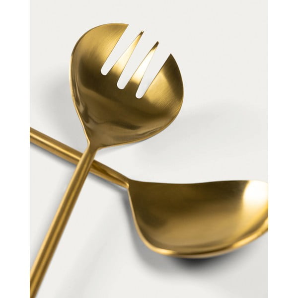 Roostevabast terasest salatiriistad 2tk komplektis Lite - Kave Home-image-1