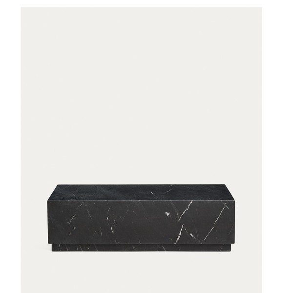 Must marmorist kohvilaud 50x100 cm Sorein - Kave Home-image-3
