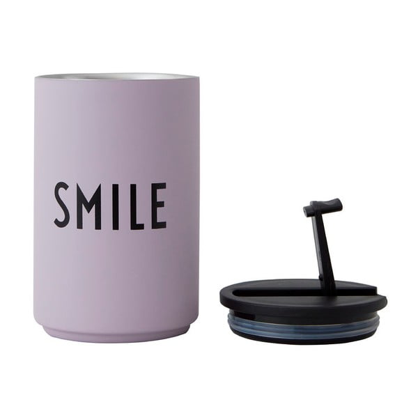 Lilla termokruus 350 ml Smile - Design Letters-image-2