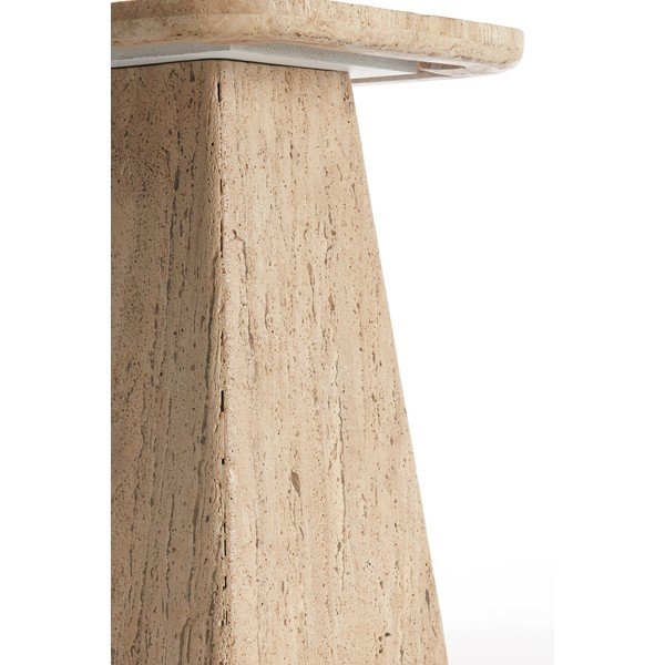 Kiviplaadiga kohvilaud 40x40 cm Kepami - Light & Living-image-3