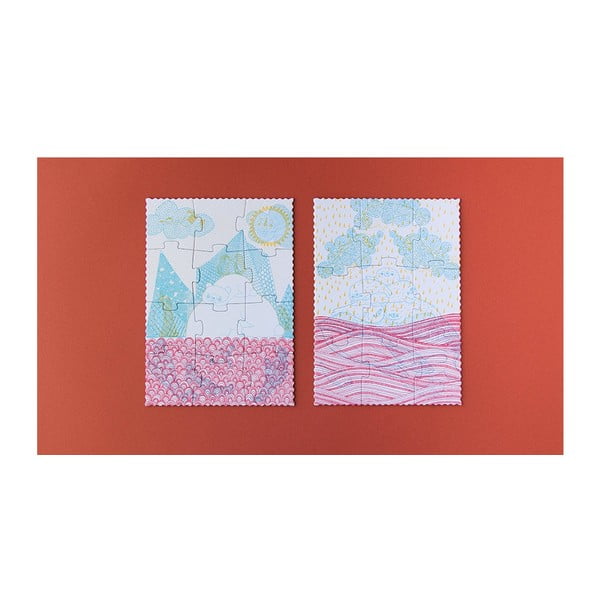 Puzzle Jääl ujulas - Londji-image-2