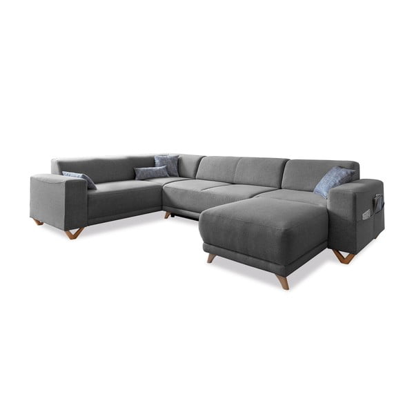 Tumehall panipaigaga nurgadiivanvoodi (vasak nurk/"U" kujuline) Classy Sophie – Miuform