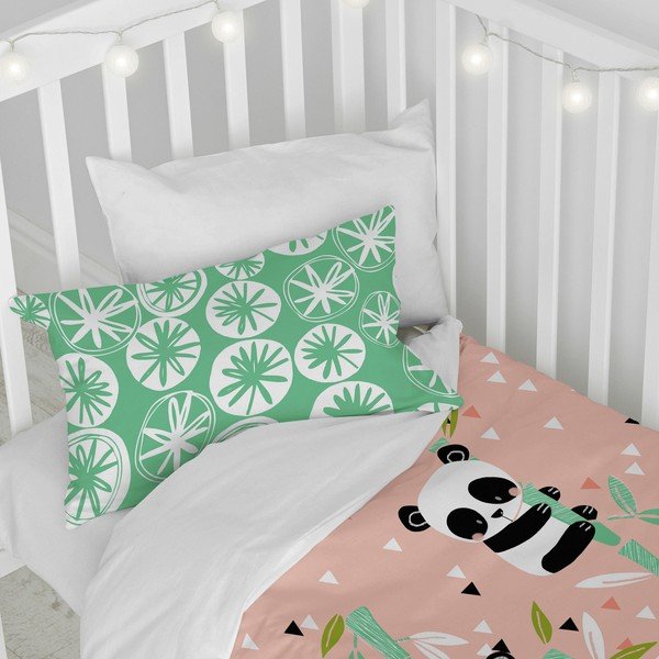 Laste puuvillane voodipesu , 115 x 145 cm Panda Garden - Moshi Moshi-image-3