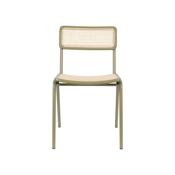 Rohelised rotangist söögitoolid 2-st komplektis Jort - Zuiver-image-3