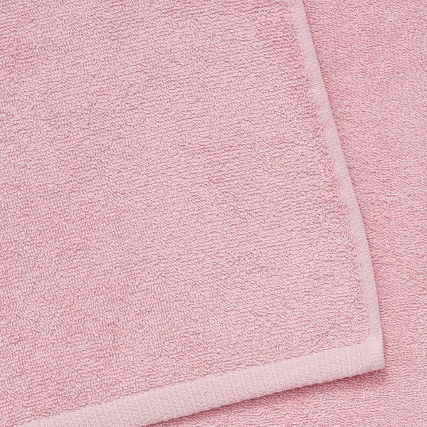 Roosa kiiresti kuivav puuvillane froteerätik 50x85 cm Quick Dry - Catherine Lansfield-image-2