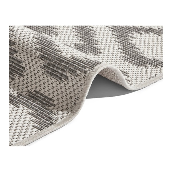 Hall ja kreemikas õuevaip , 70 x 200 cm Isle - NORTHRUGS-image-3