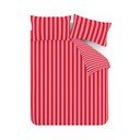 Punane/roosa 3-osaline voodipesu 200x200 cm Stripe Tease - Sassy B