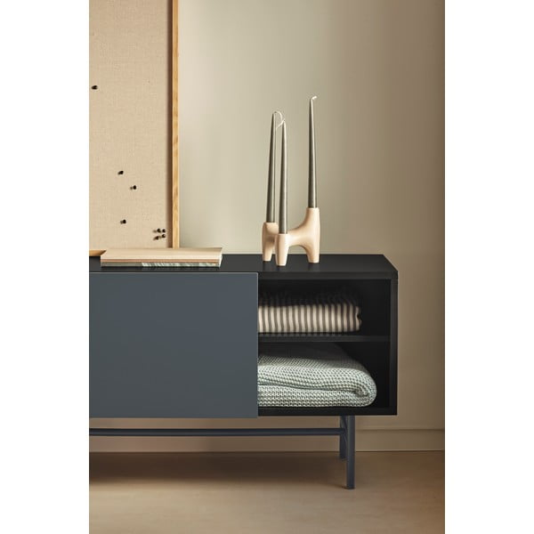 Must-antratsiitne telerilaud 180x56 cm Nube - Teulat-image-1