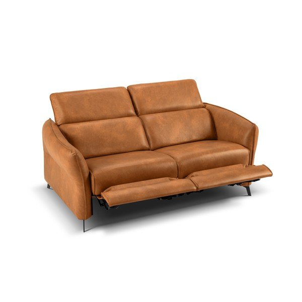 Helepruun nahkdiivan 103 cm Hubble - Windsor & Co Sofas-image-3