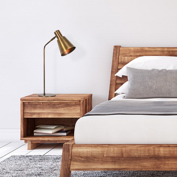 Pronksivärvi lauavalgusti metallist varjuga (kõrgus 50 cm) Sivani - Opviq lights-image-2