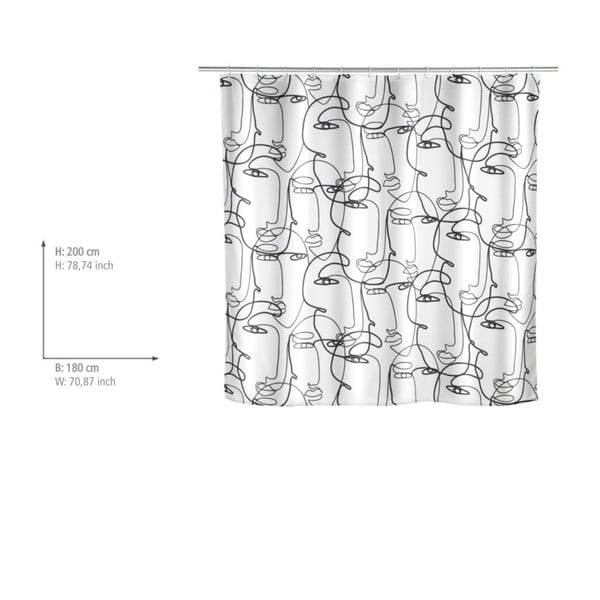 Must ja valge dušikardinate näod - Wenko-image-1