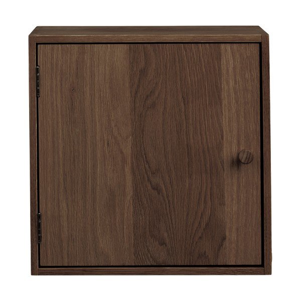 Tumepruun tammepuidust riiul 30 cm Townsville - House Nordic-image-3